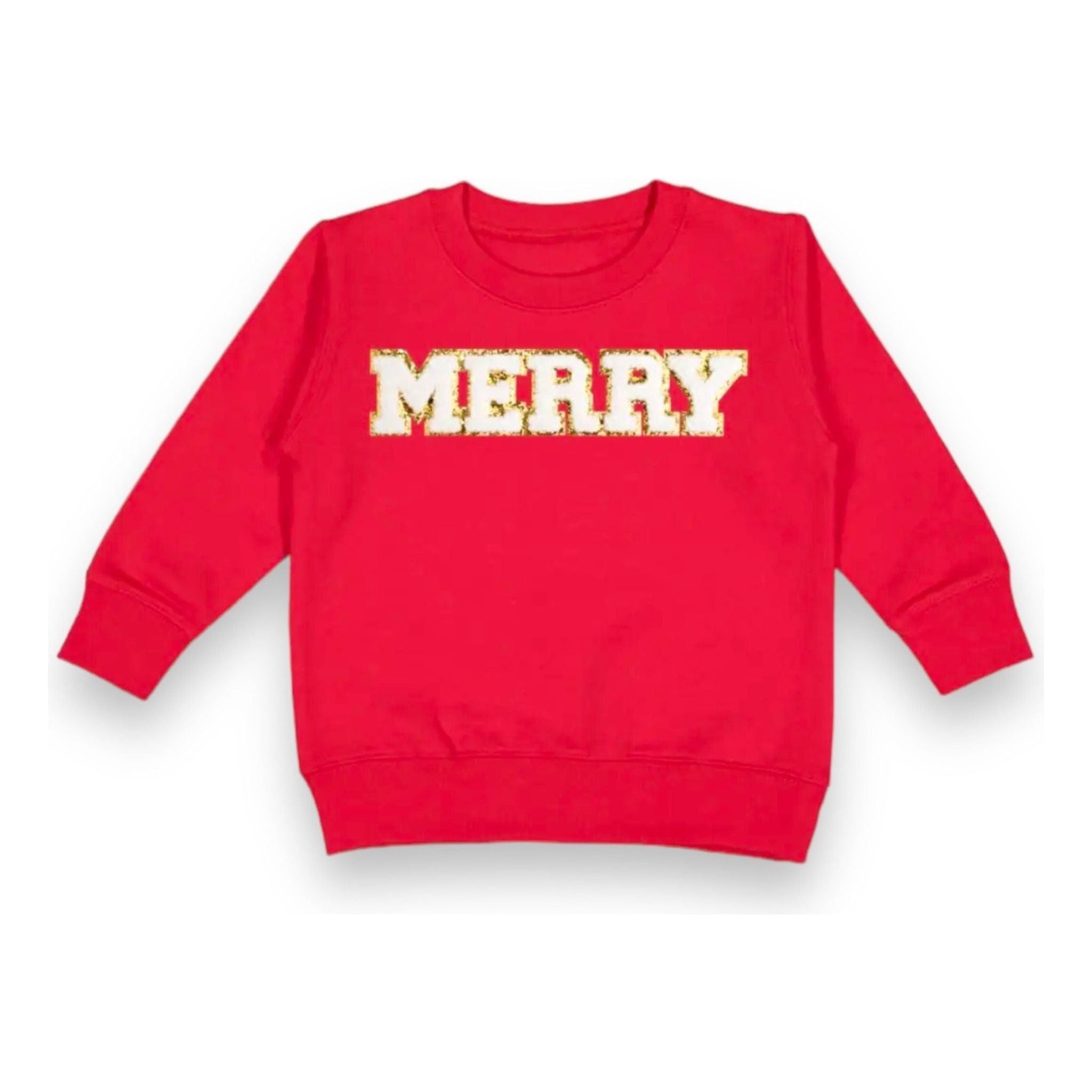 Kids “Merry” Holiday Sweatshirt