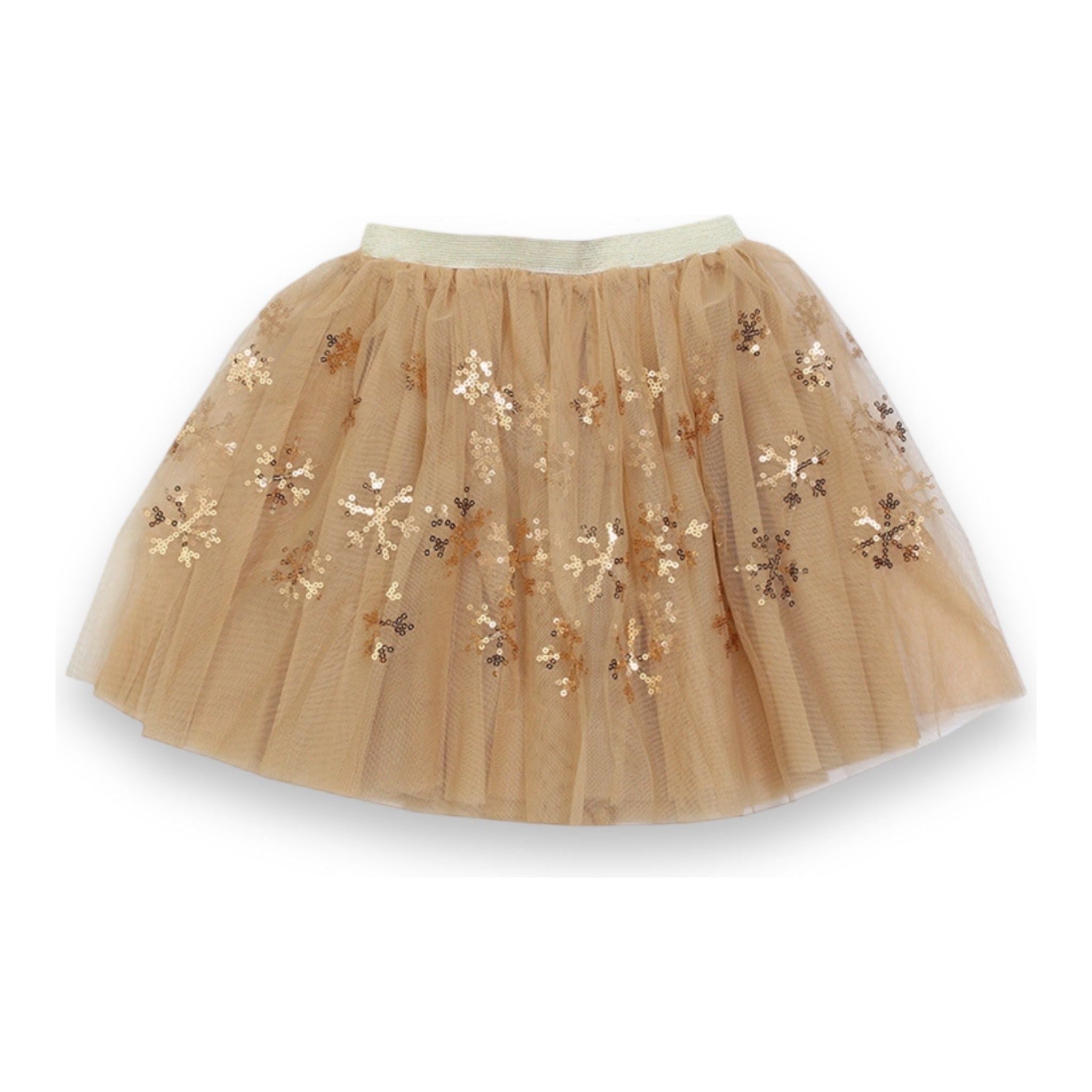 Gold Snowflake Tutu Skirt