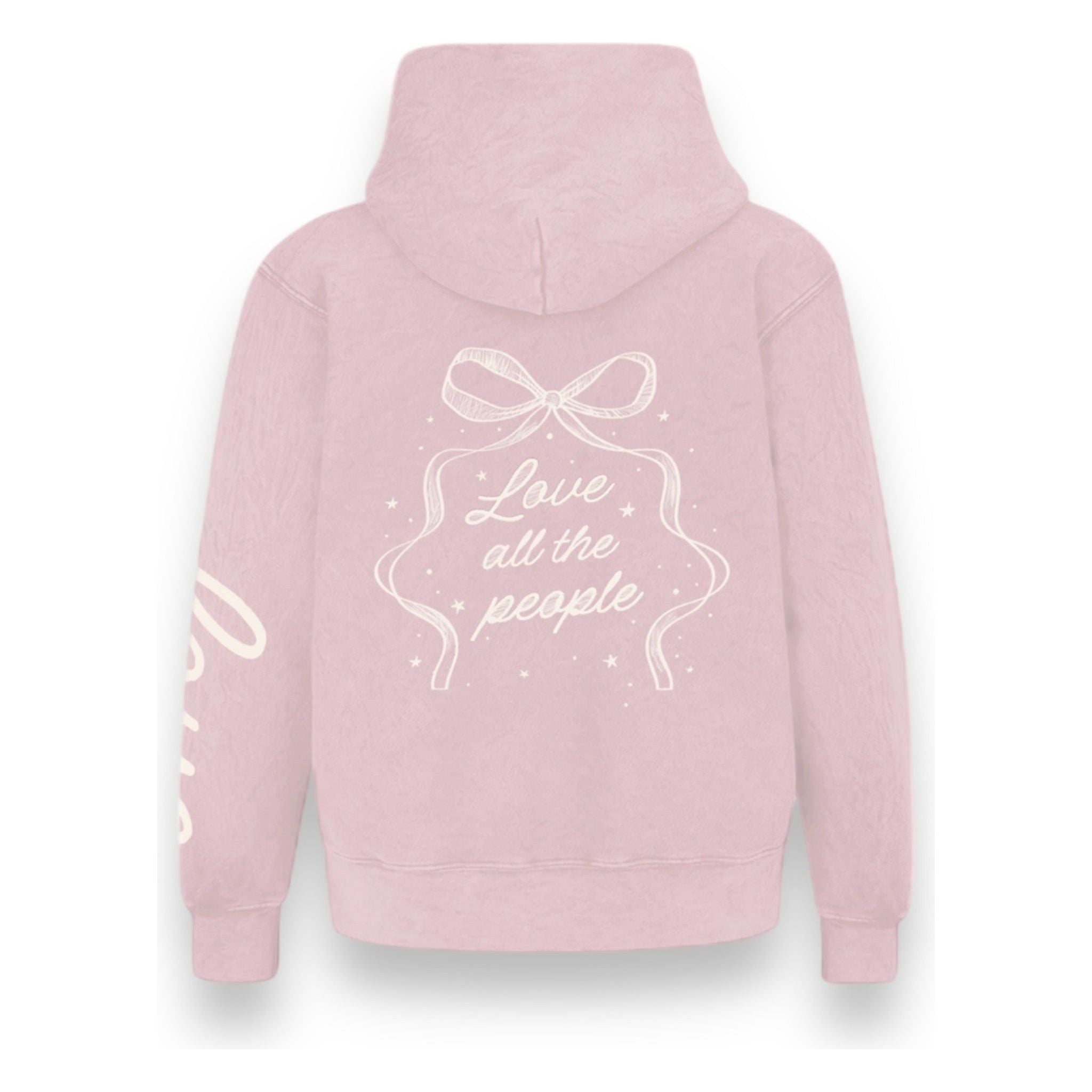 “Love All The People” Pink Hoodie