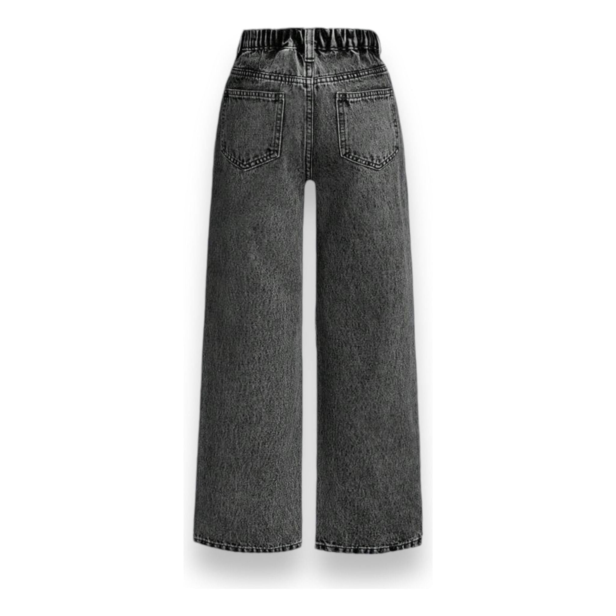 Distressed Wide Leg Jeans