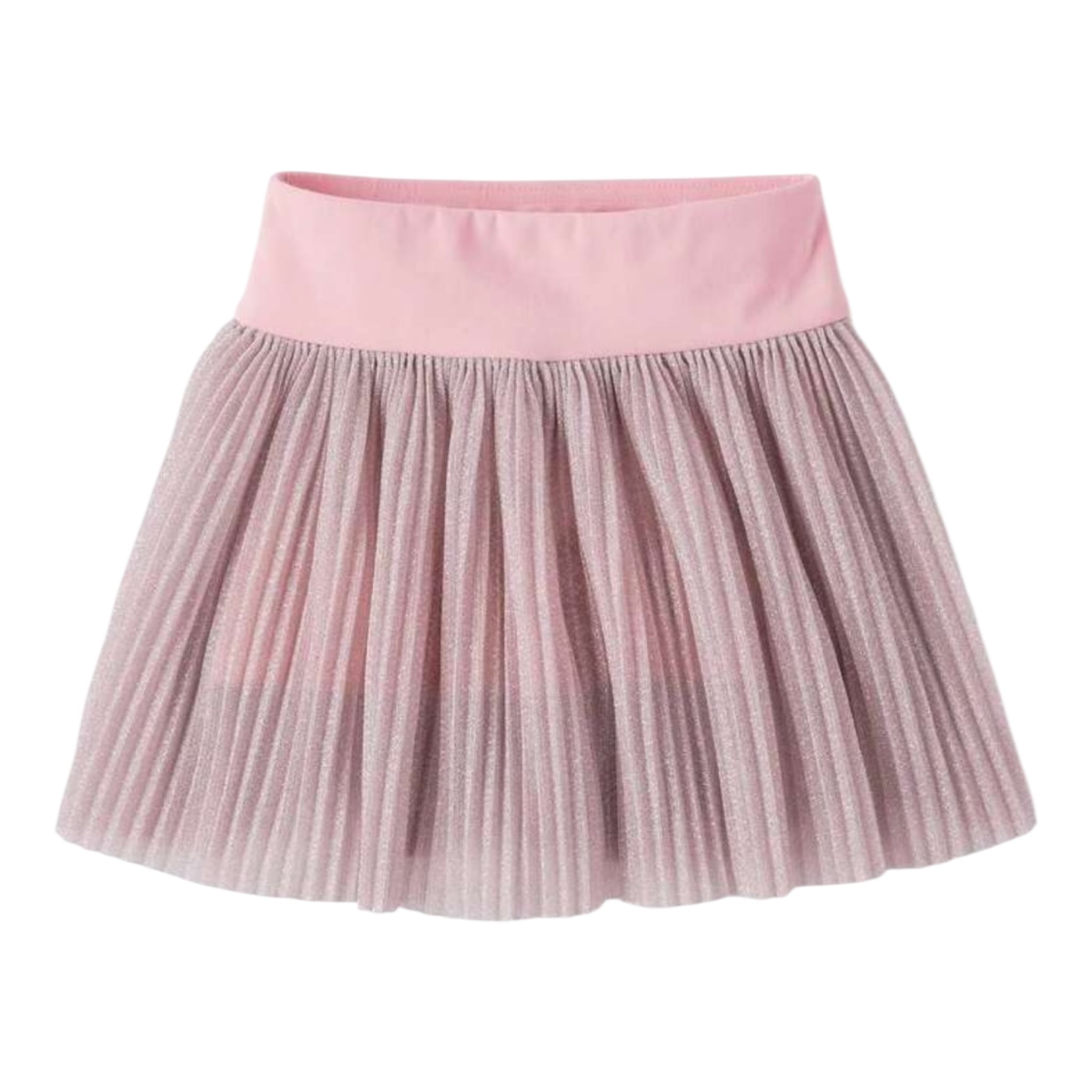 Girls Pink Pleated Skirt