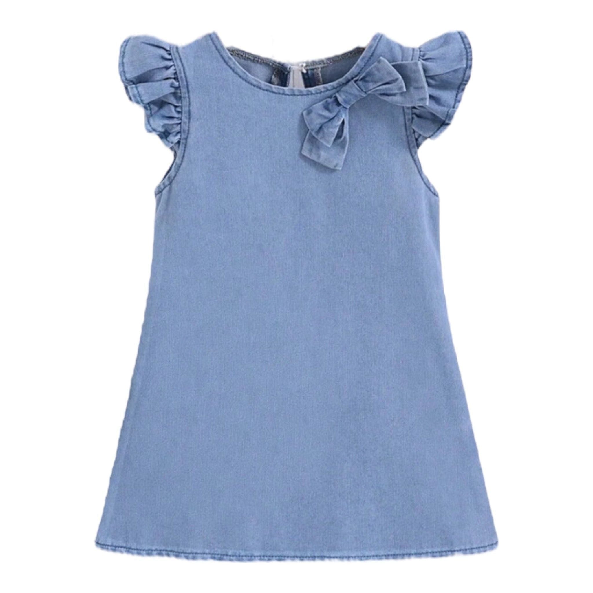 Denim Bow Dress