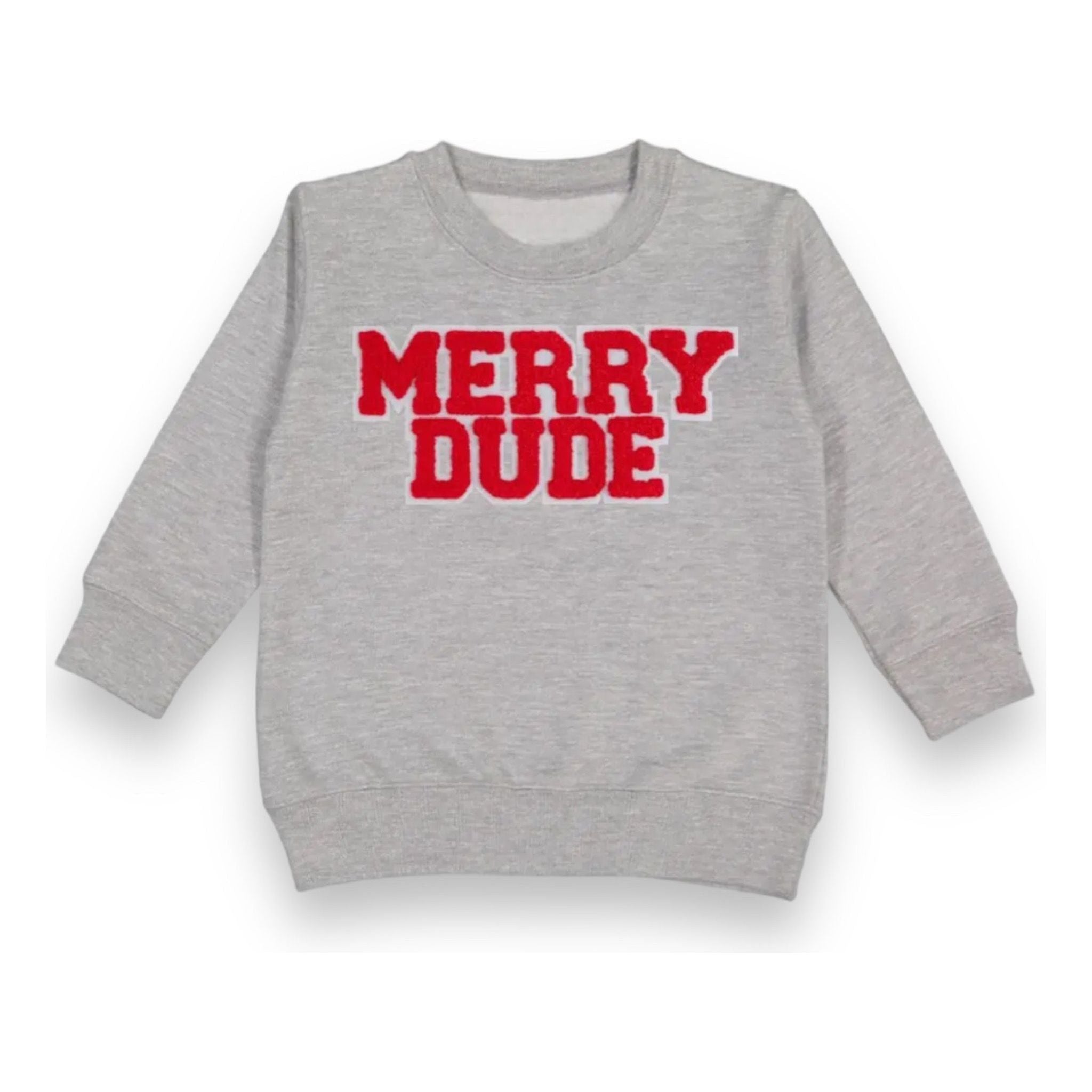 Kids “Merry Dude” Holiday Sweatshirt