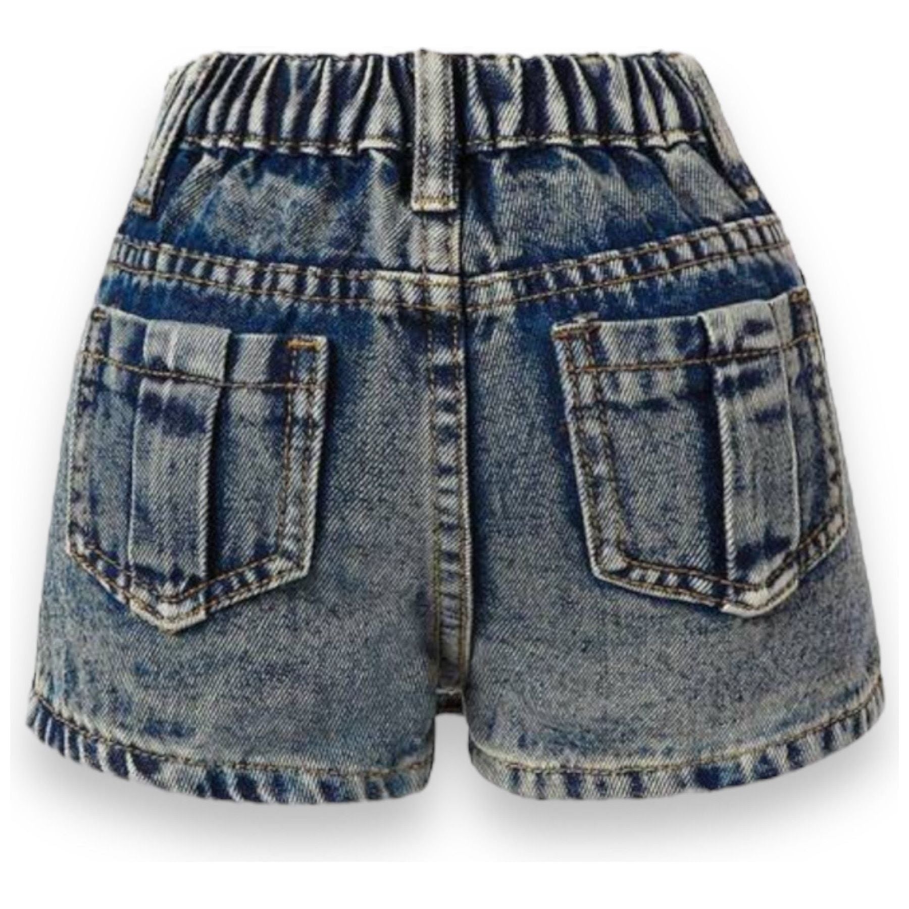 Denim Asymmetrical Skort