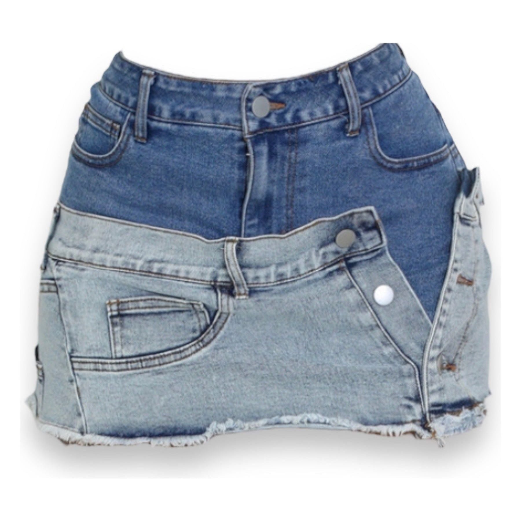 Teen Denim Mini Skirt
