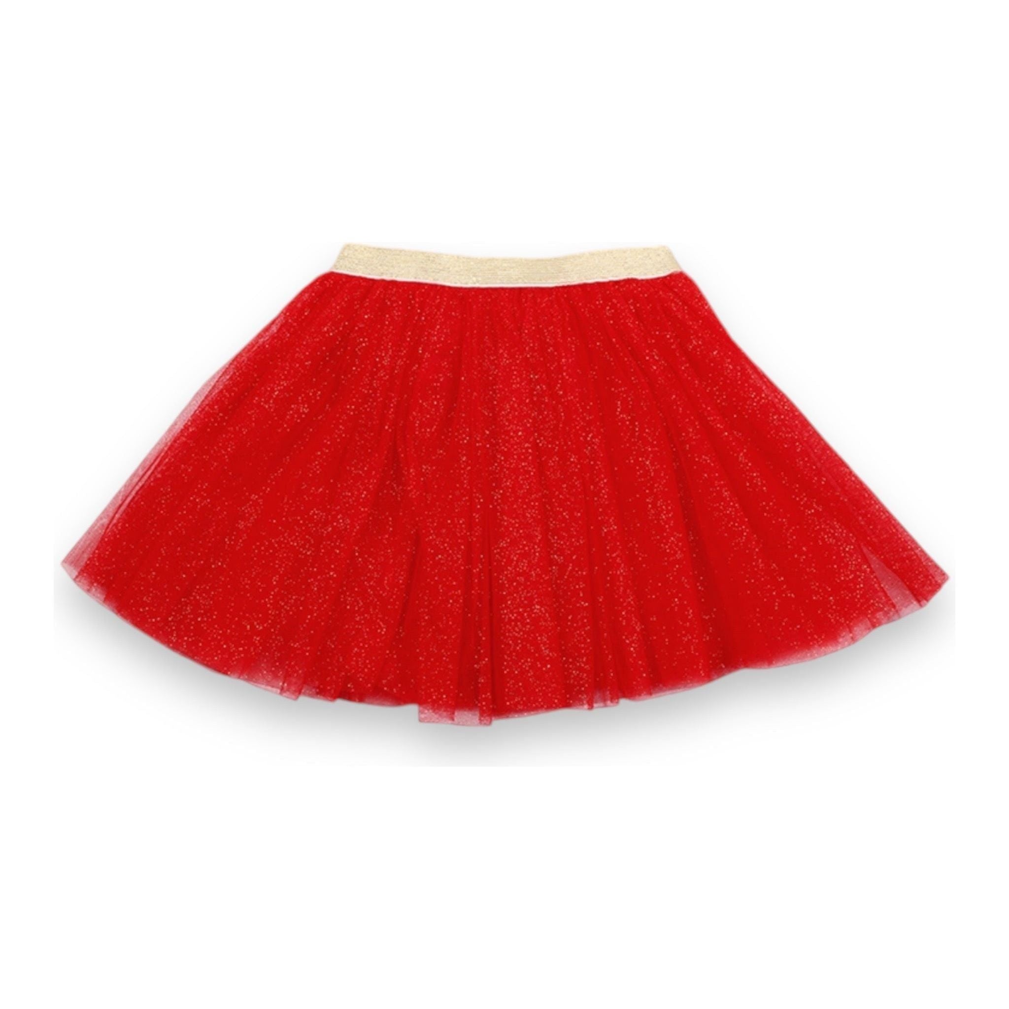 Red Sparkle Tutu Skirt