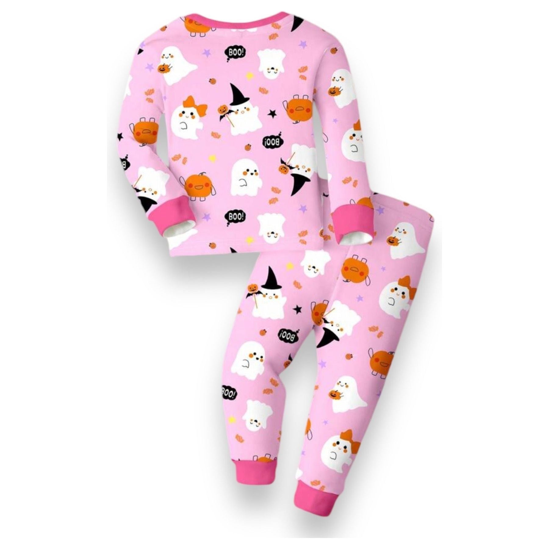 Pink Ghost Pajama Set