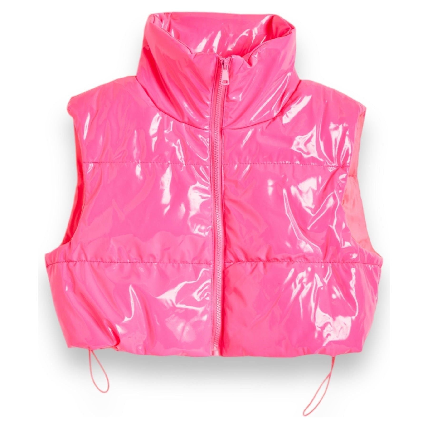 Cropped Puffer Vest