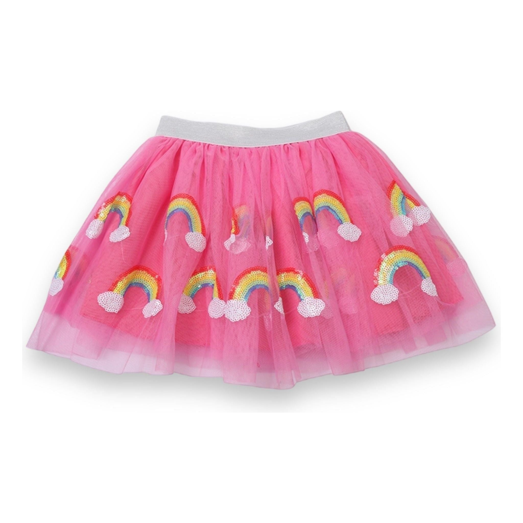 Rainbow Tulle Tutu Skirt