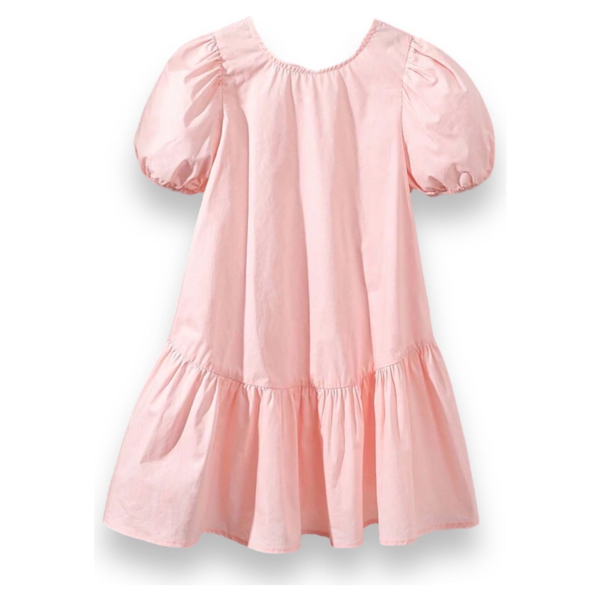 Puff Sleeve Girls Dress