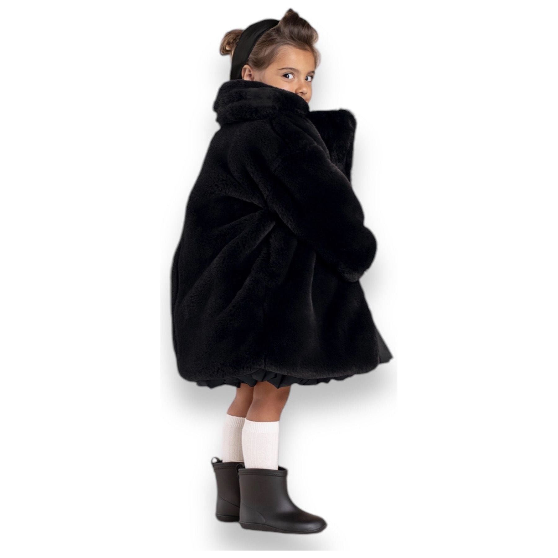 Kids Faux Fur Coat
