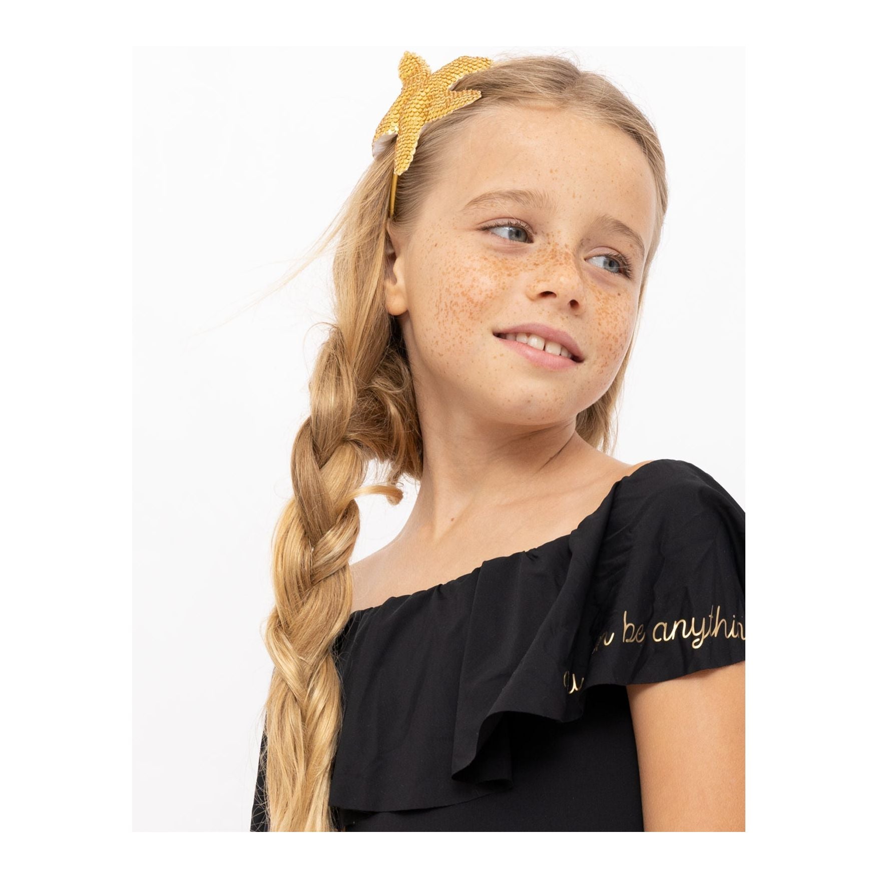 Gold Star Headband for Girls