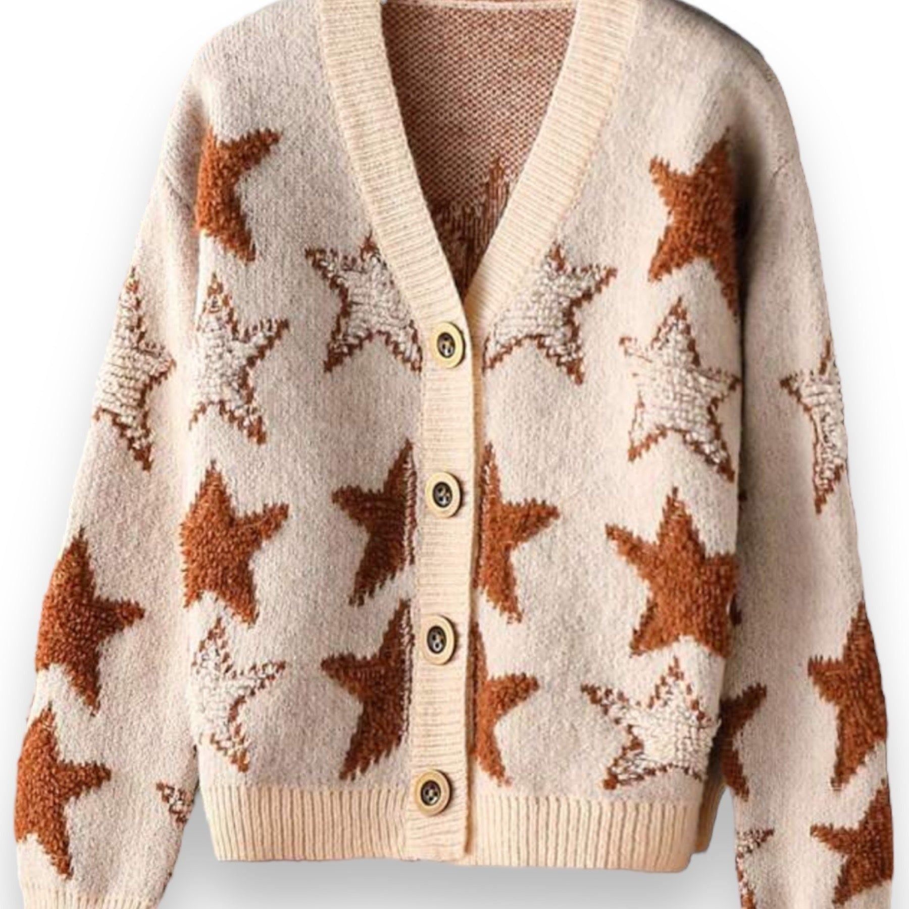 Star Cardigan Sweater