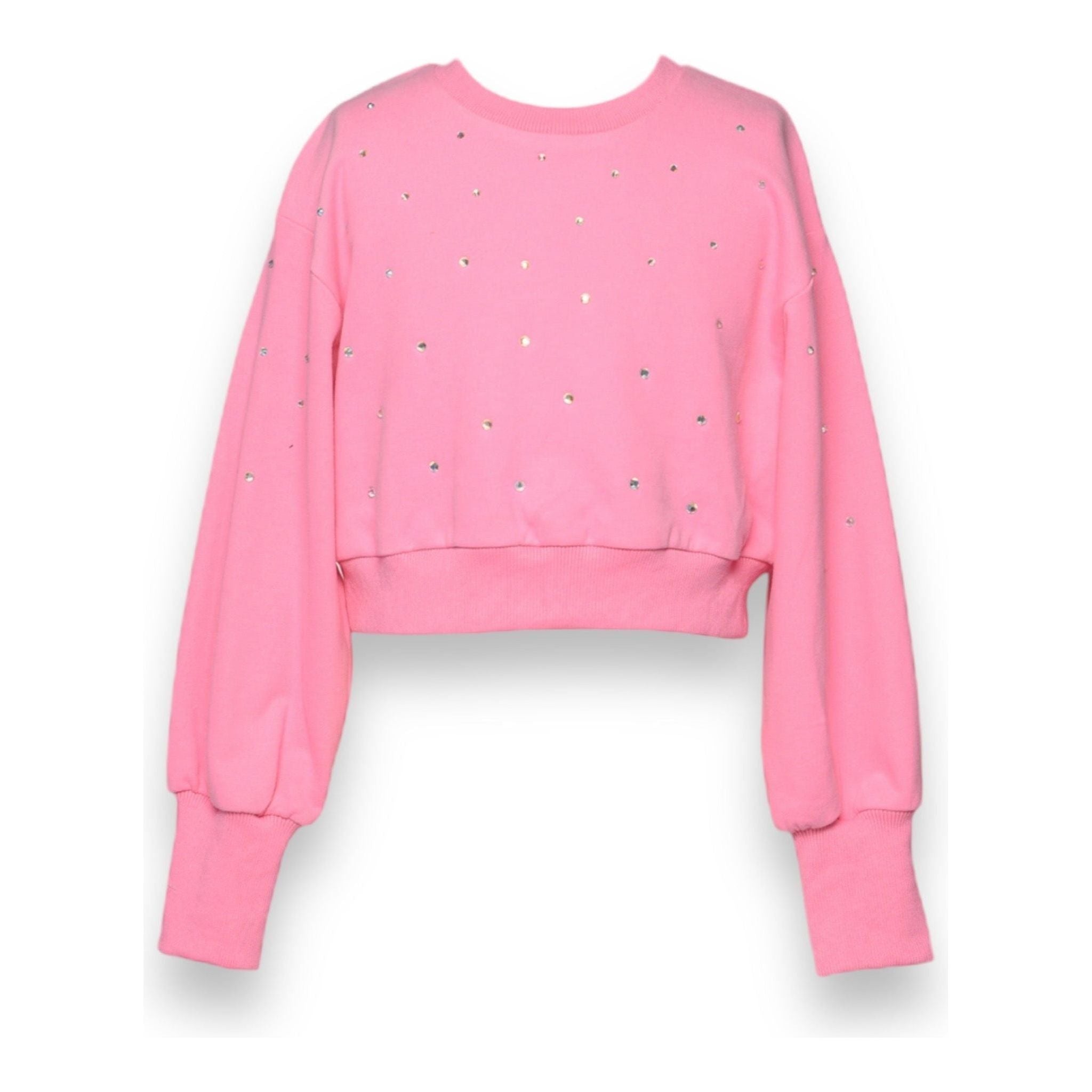 Rhinestone Trimmed Sweatshirt