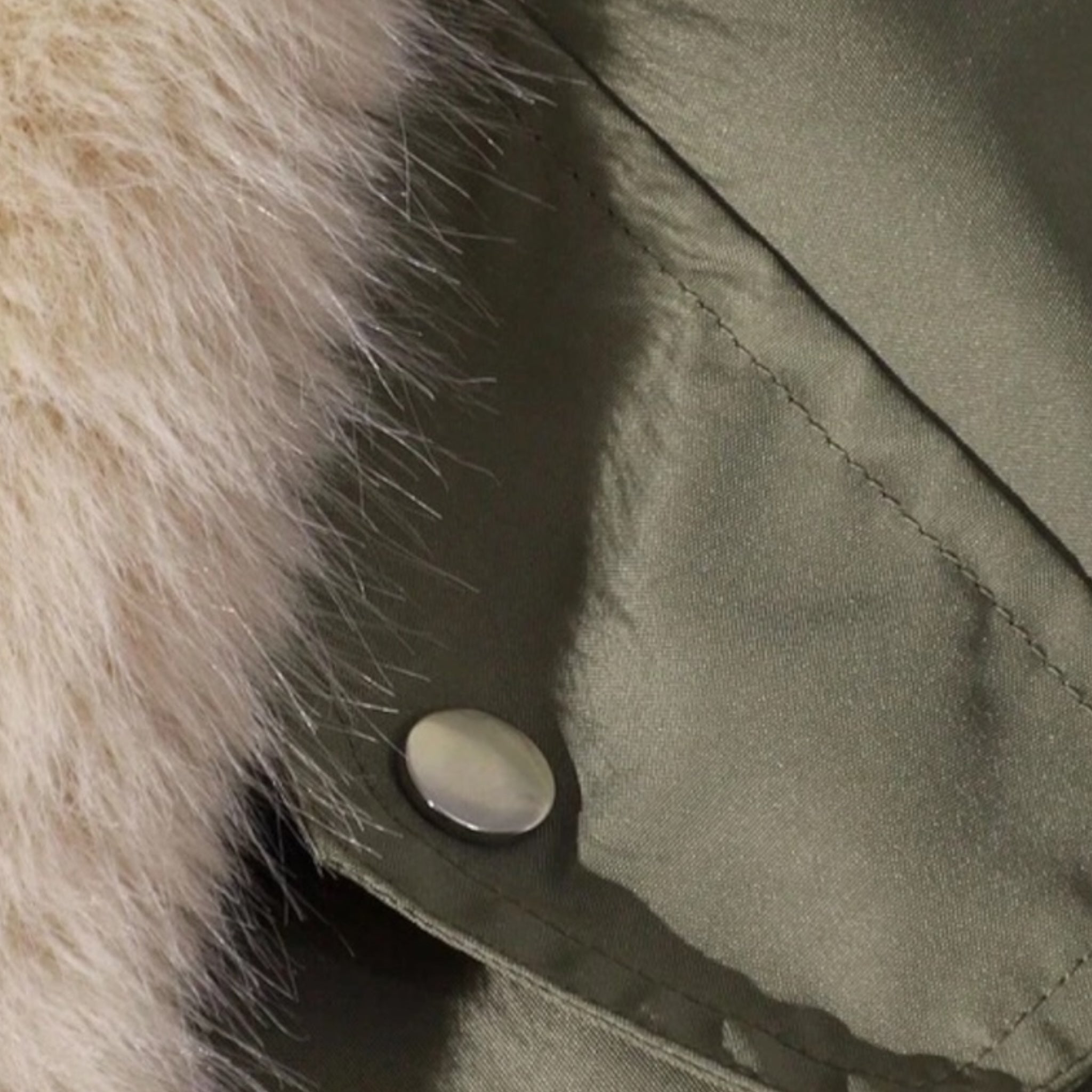 Faux Fur Collar Puffer Jacket