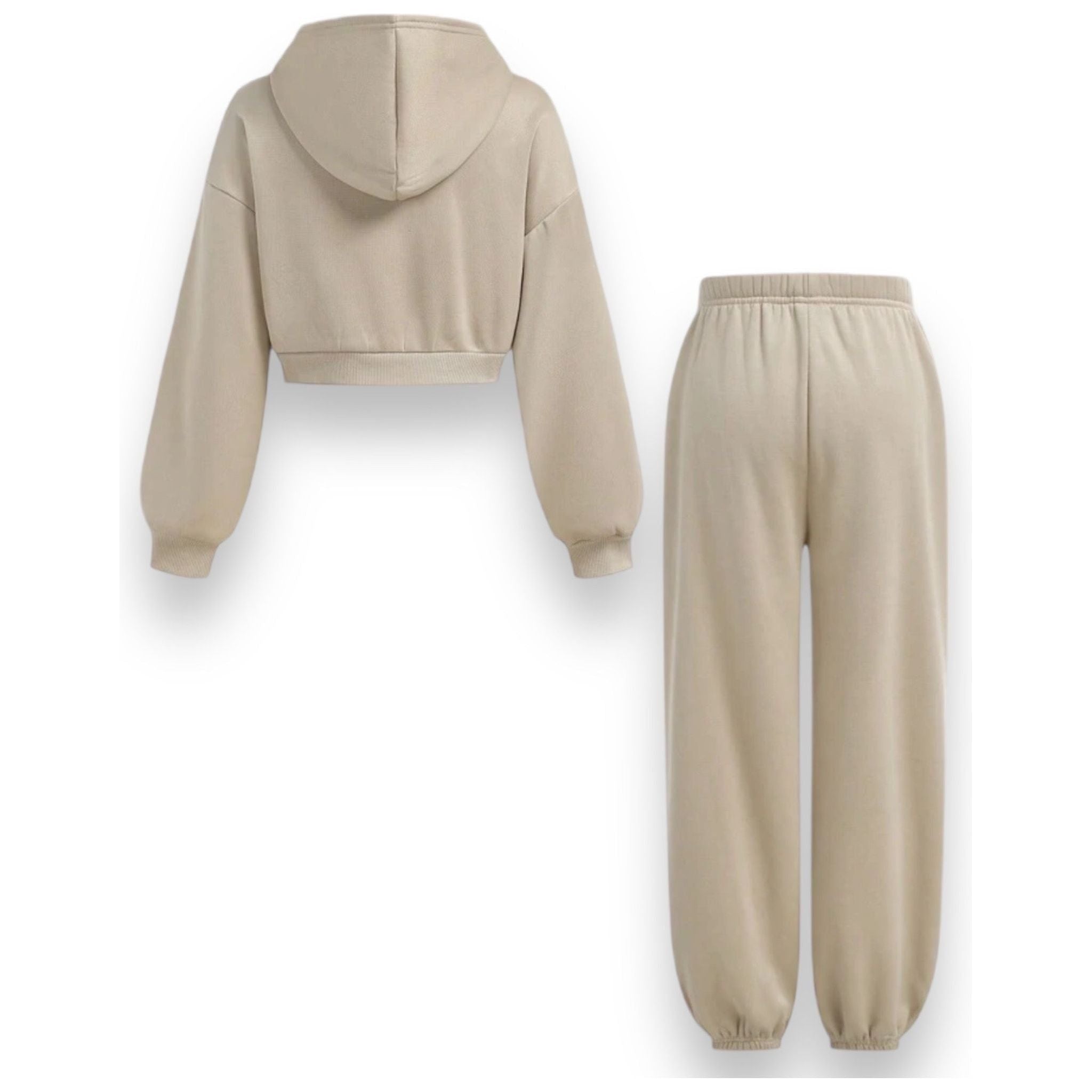 Cropped Hoodie Set