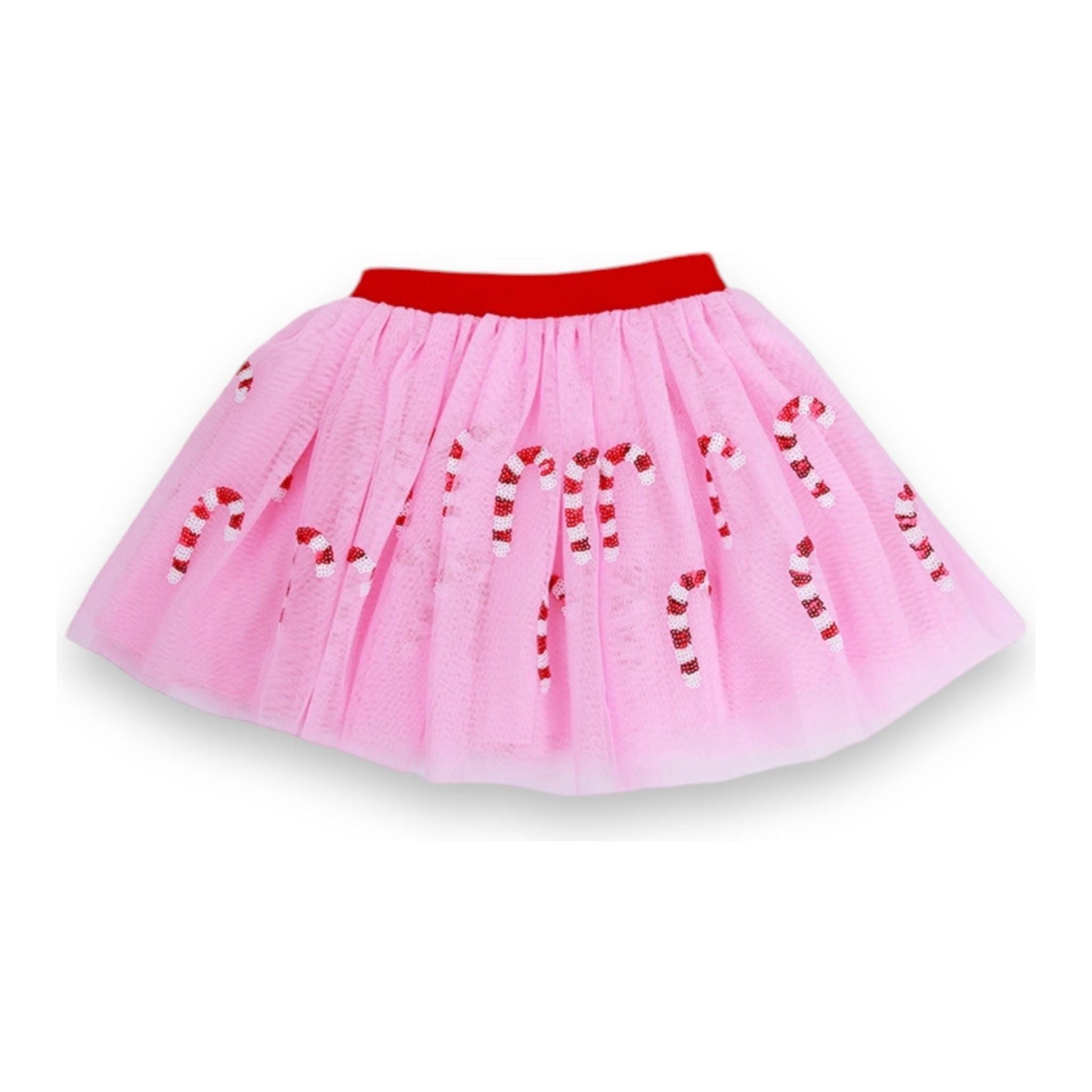 Pink Candy Cane Tutu Skirt