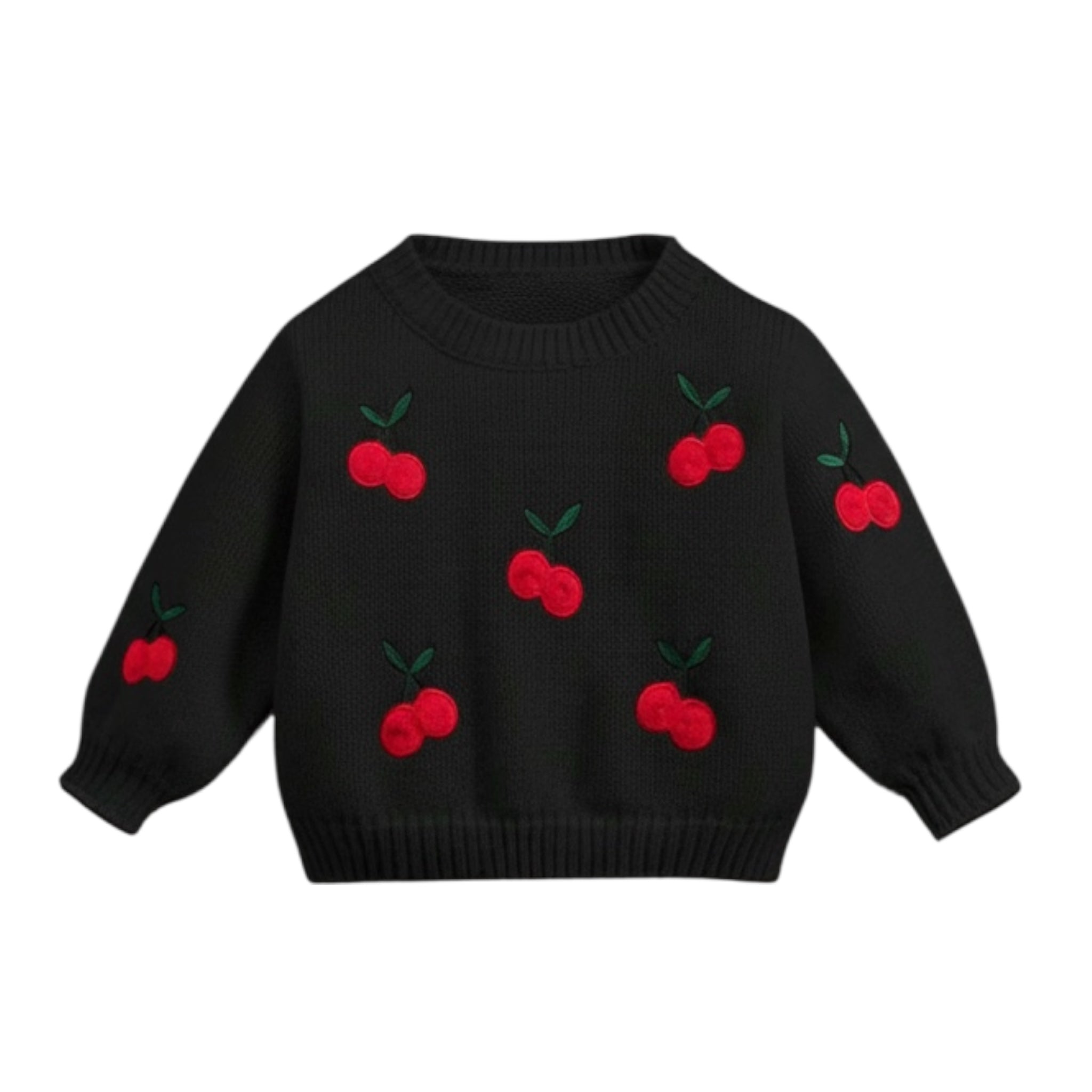 Baby & Toddler Black Cherry Knit Sweater