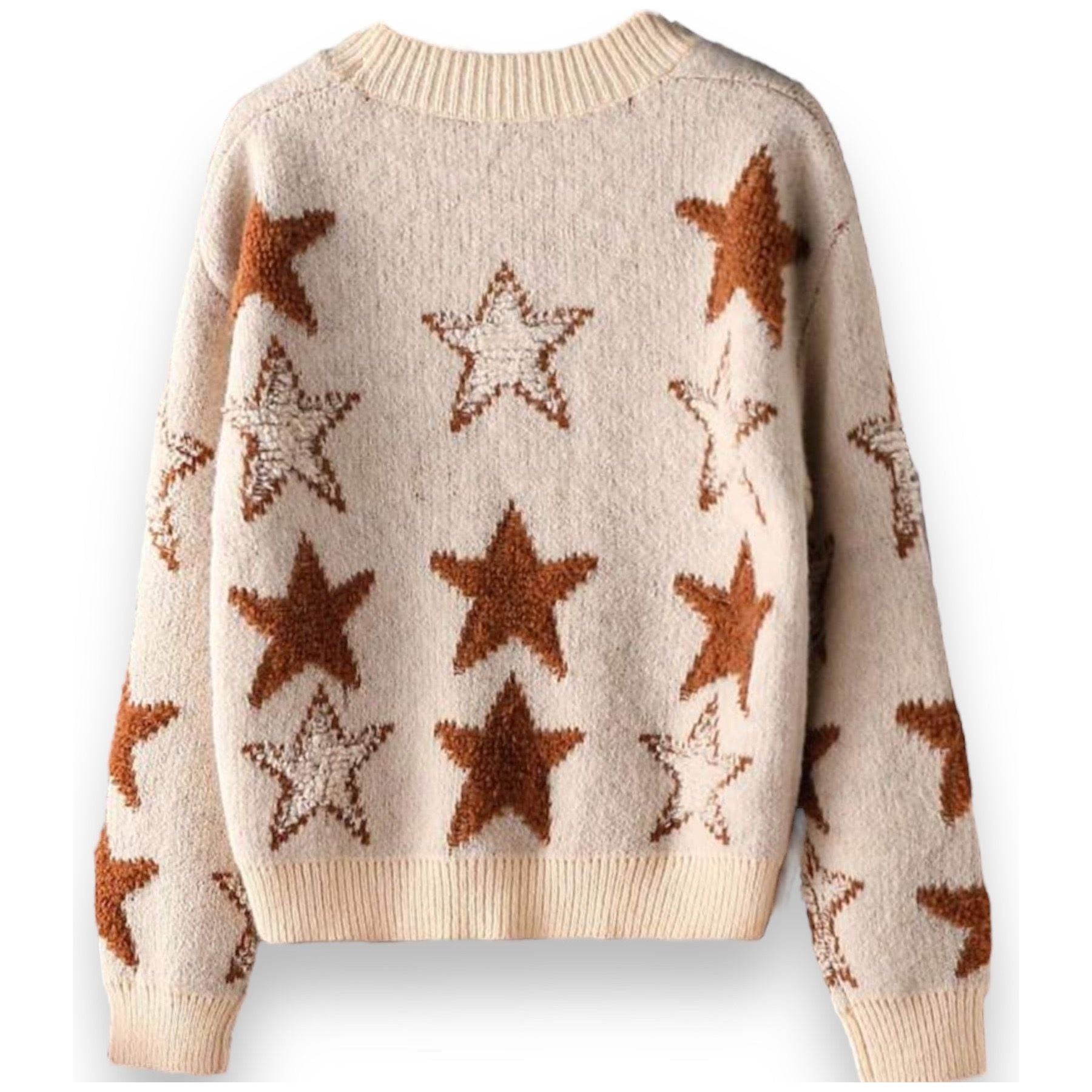 Star Cardigan Sweater