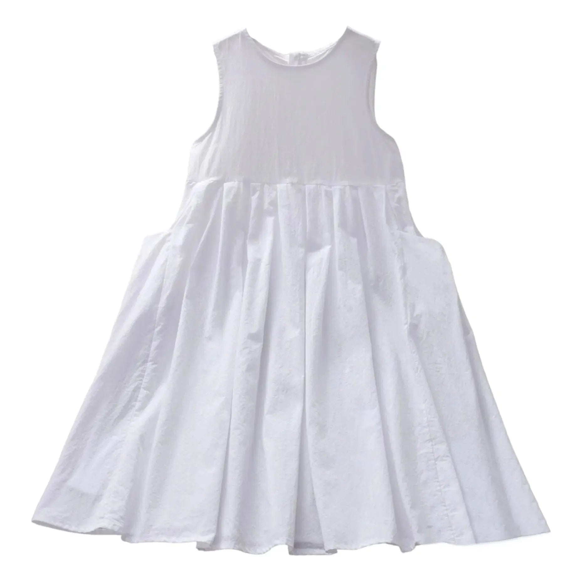 White Sleeveless Dress