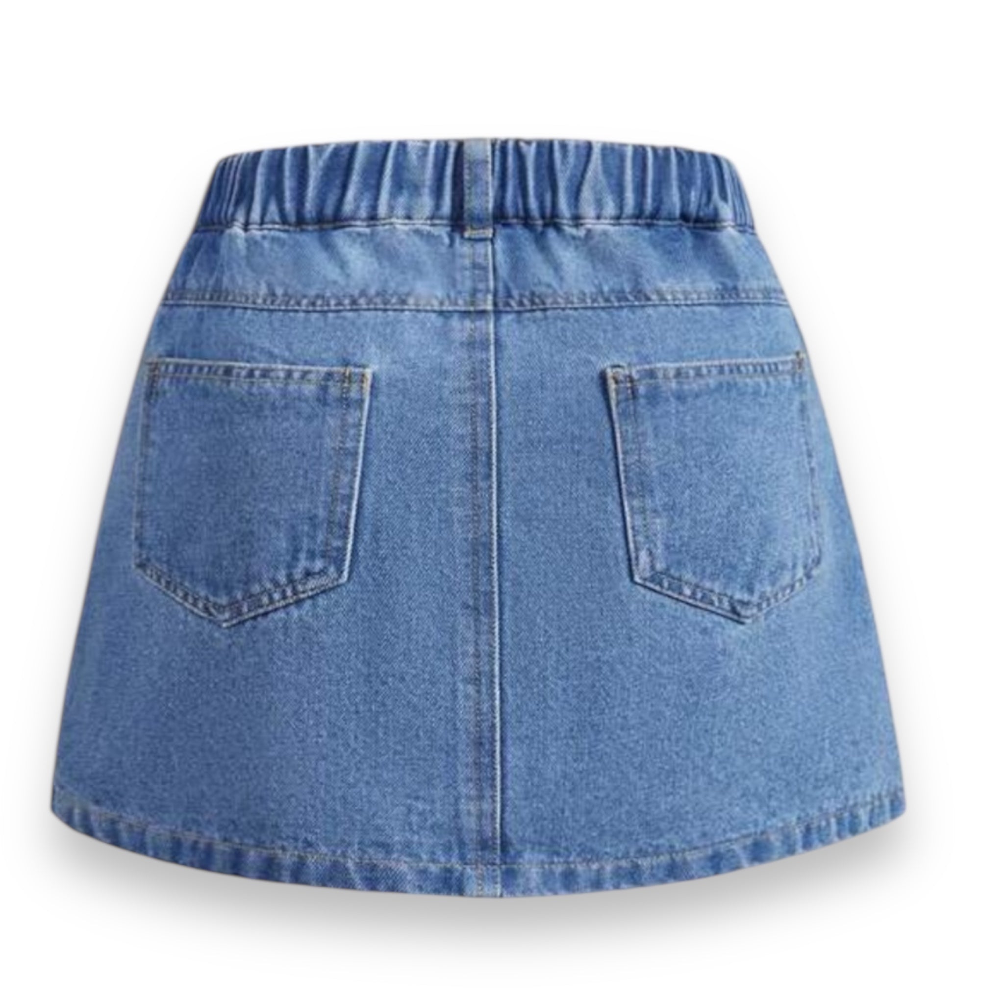 Rhinestone Denim Skirt