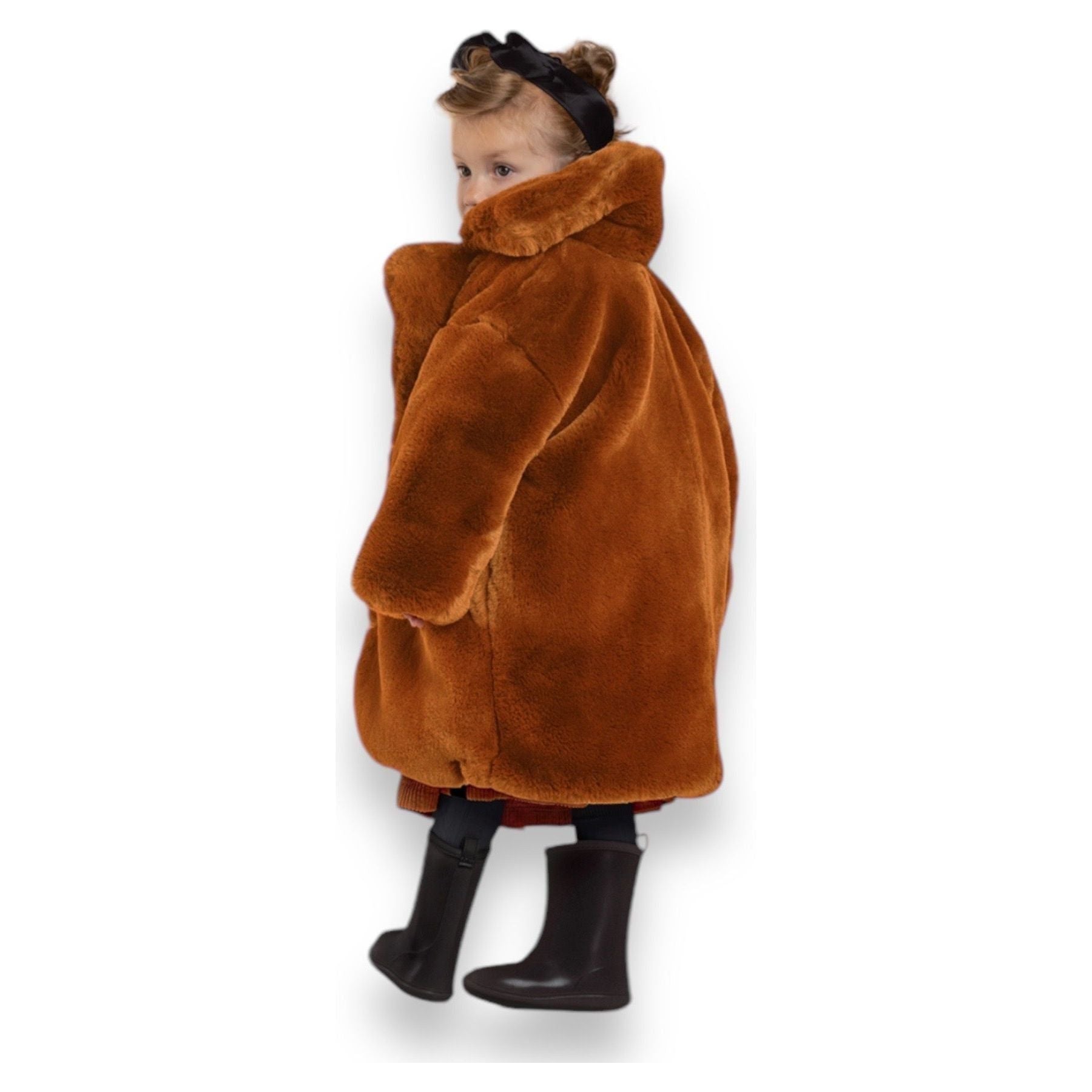 Kids Faux Fur Coat