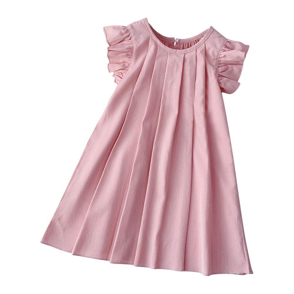 Pink Pleated Dress