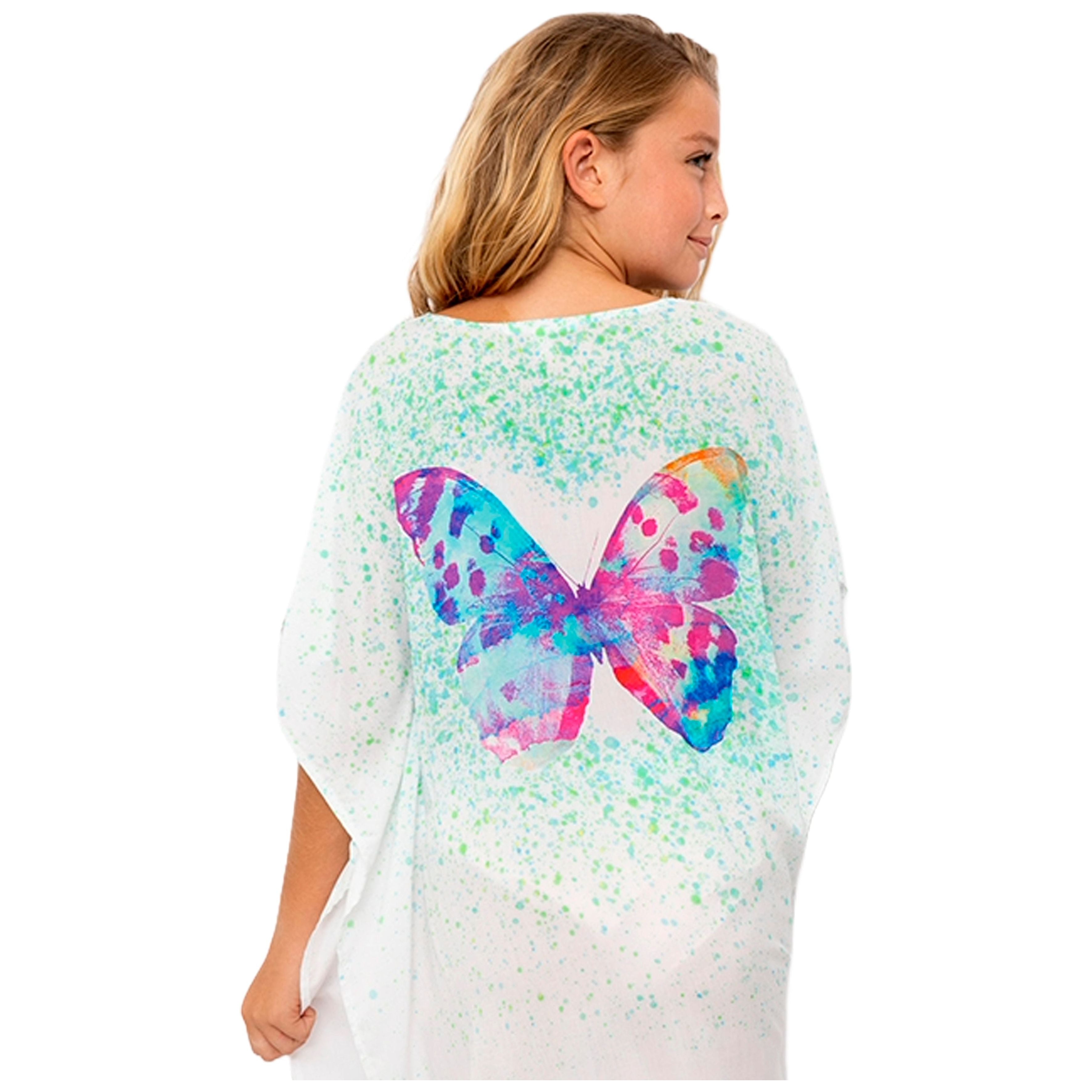 Butterfly Mint Splash Cover Up
