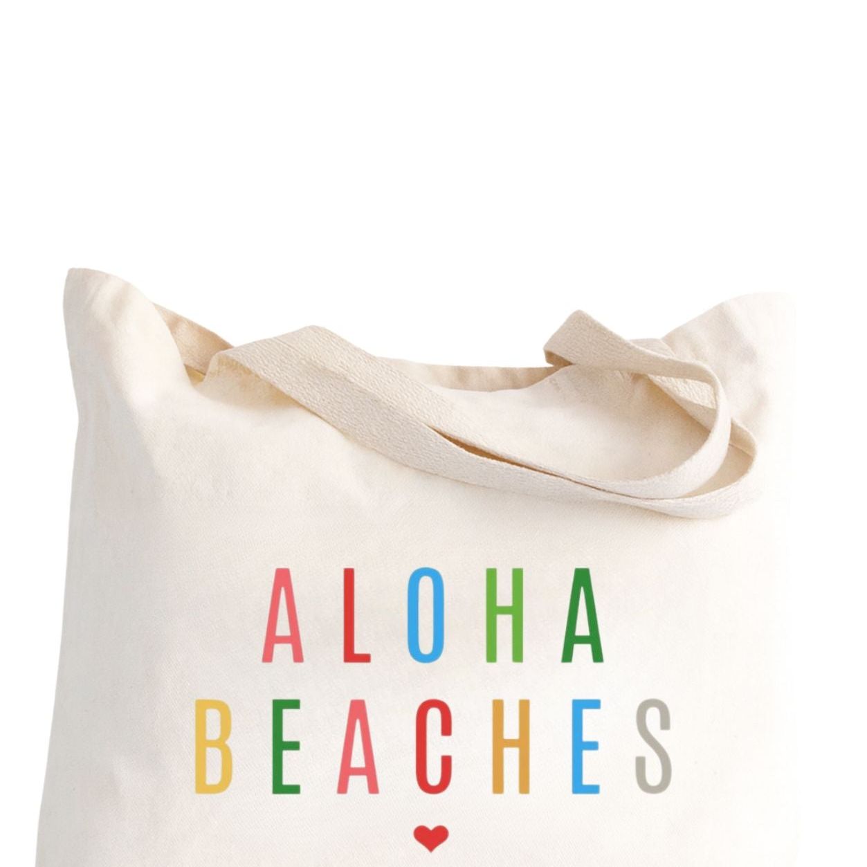Colorful Aloha Beaches Tote Beach Bag