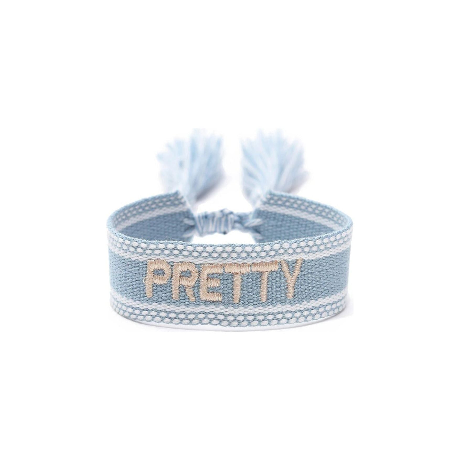 Friendship Bracelet Pretty in Light Blue