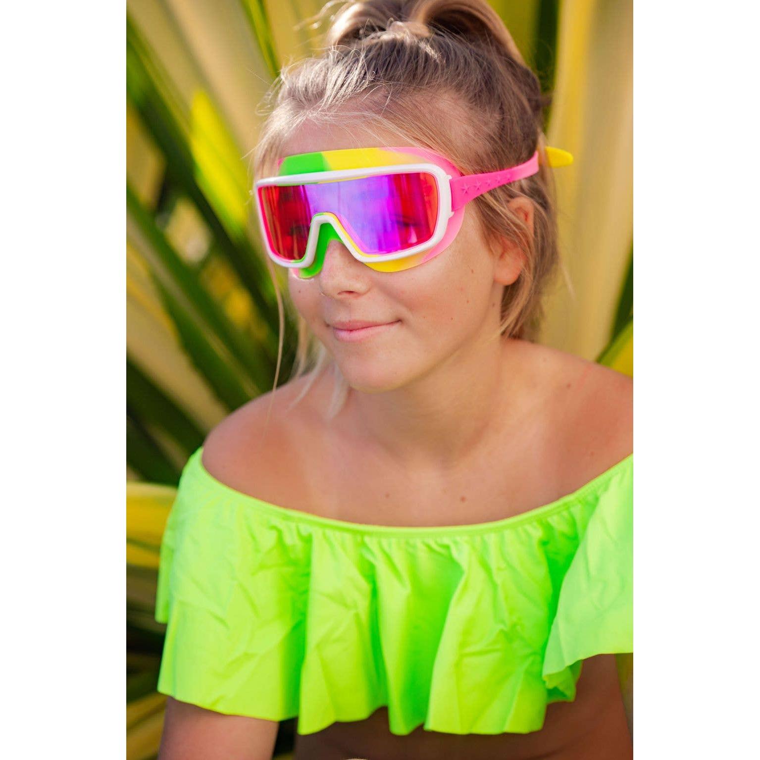 Hot Pink Swimming Goggles