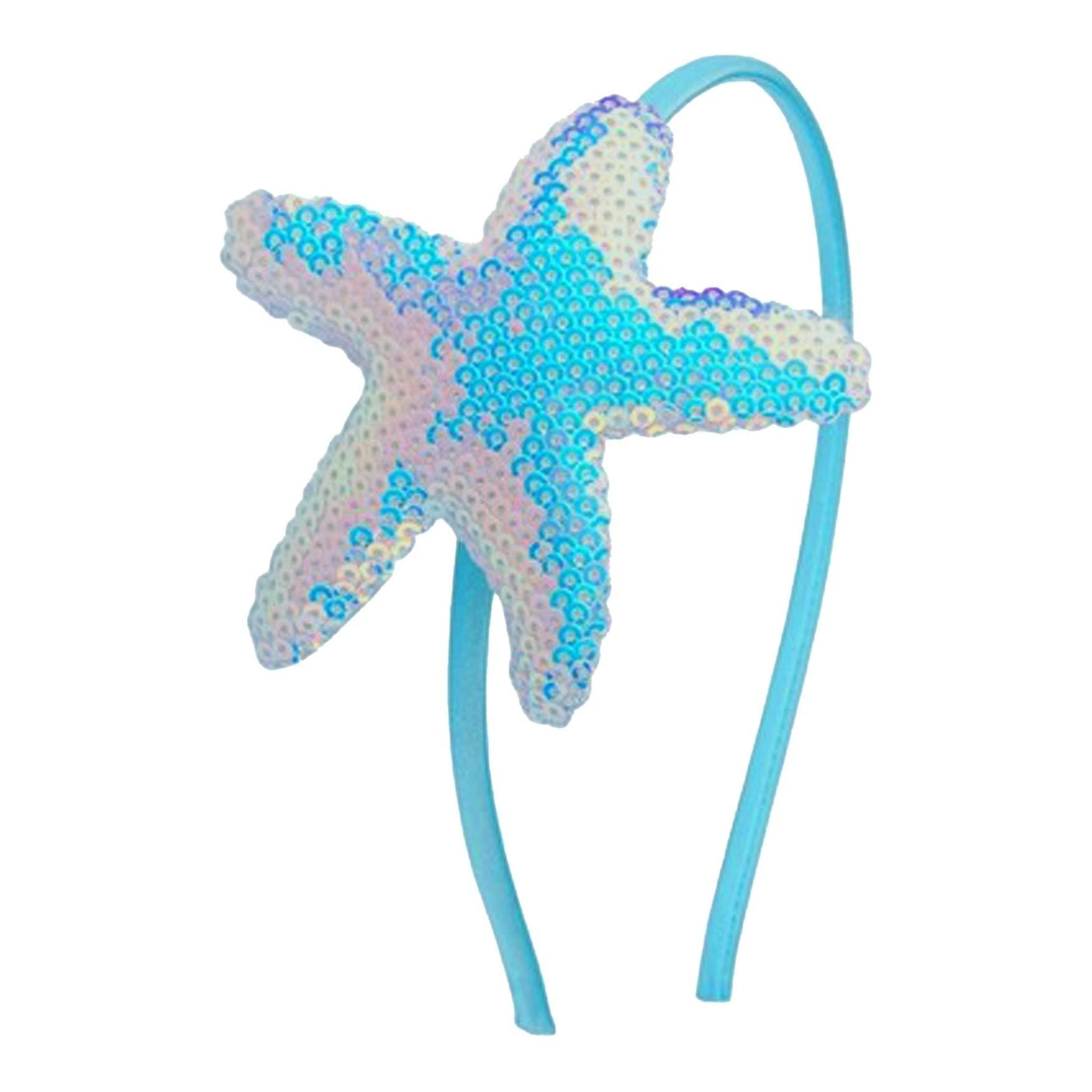 Aqua Sequin Headband