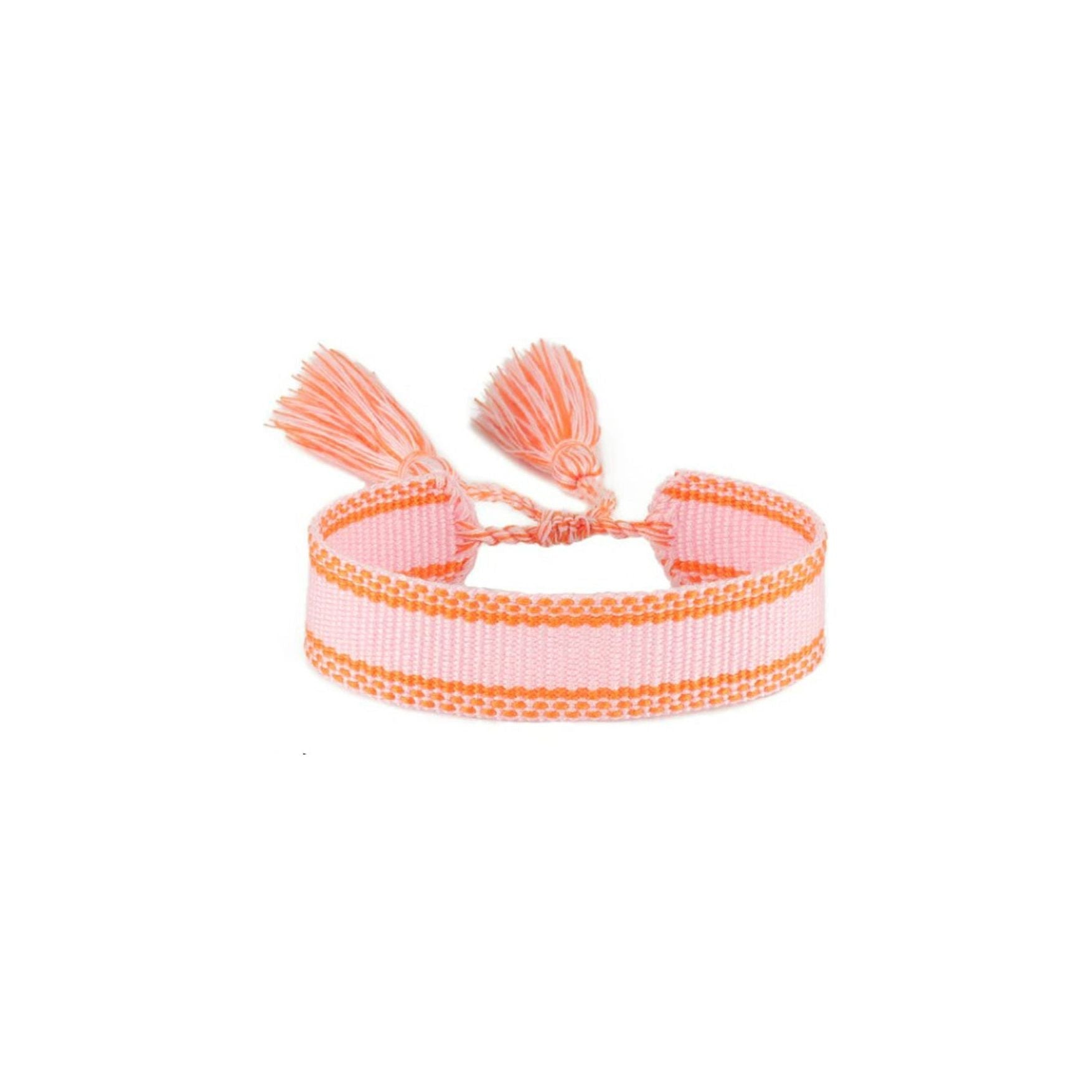 Beach Bracelet Pink & Orange