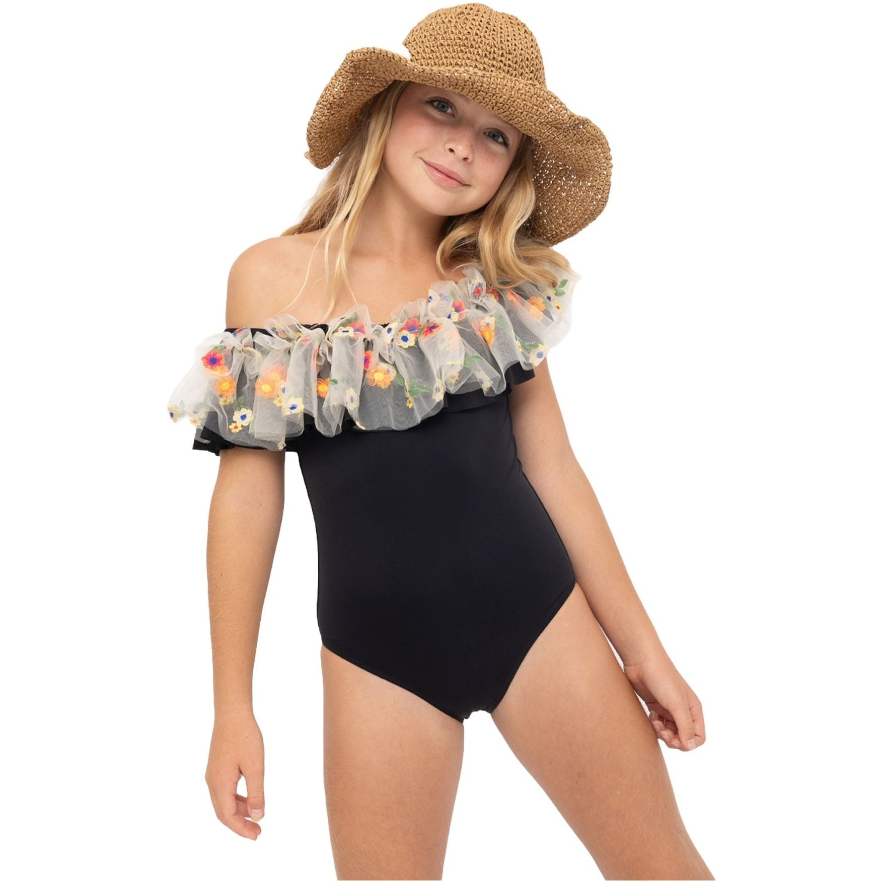 Floral Bathing Suit for Girls