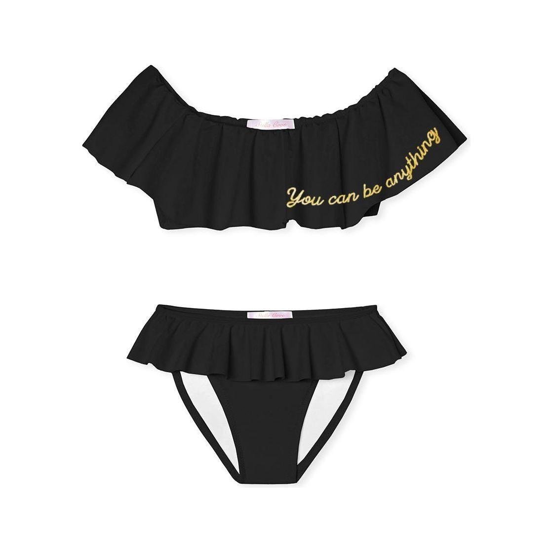 "You Can Be Anything" Black Bikini