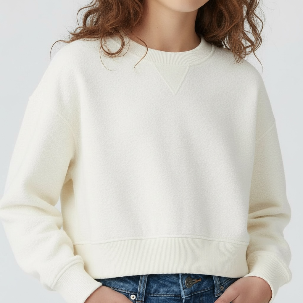 Girls Classic Crewneck Sweatshirt