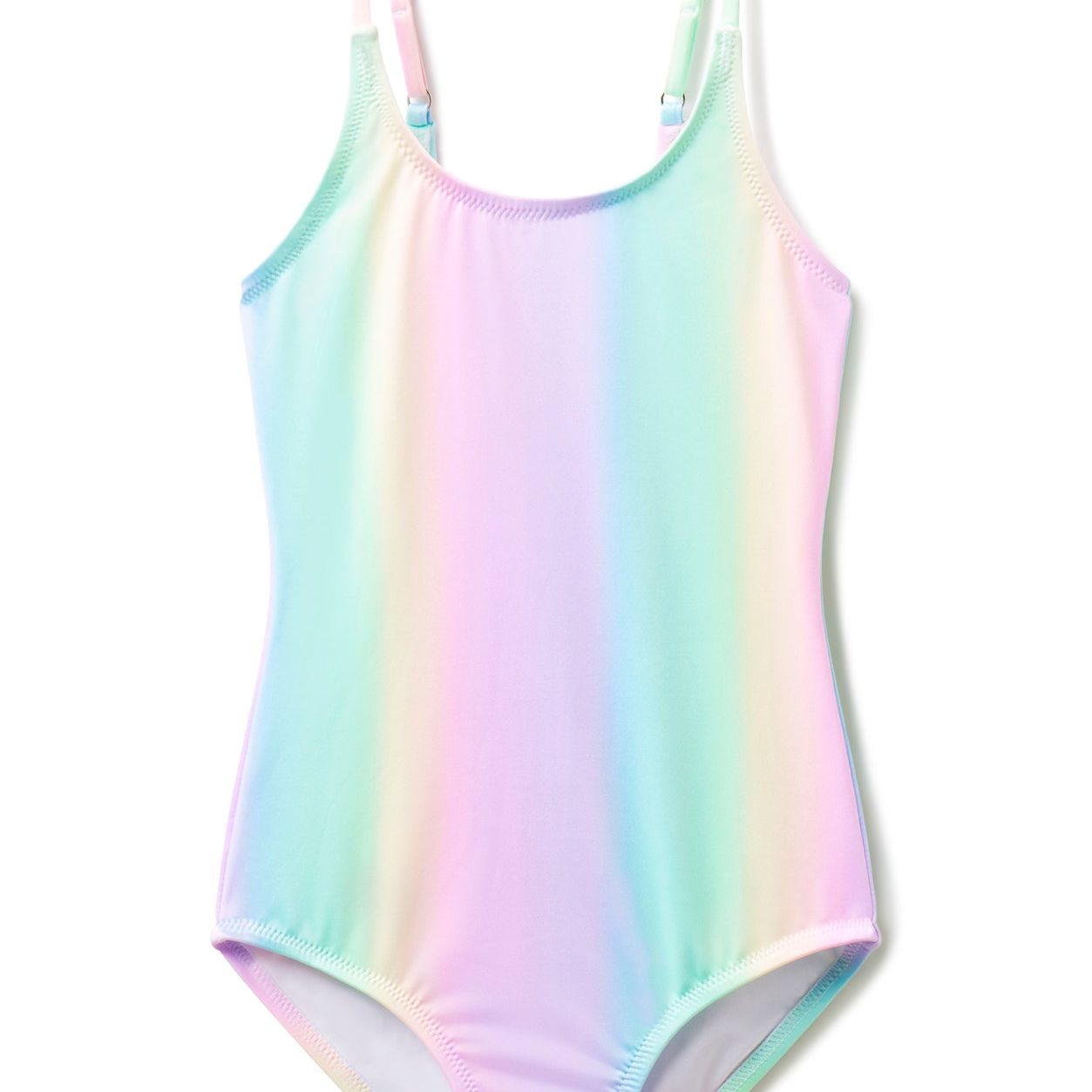 Rainbow Adjustable Straps Swimsuit