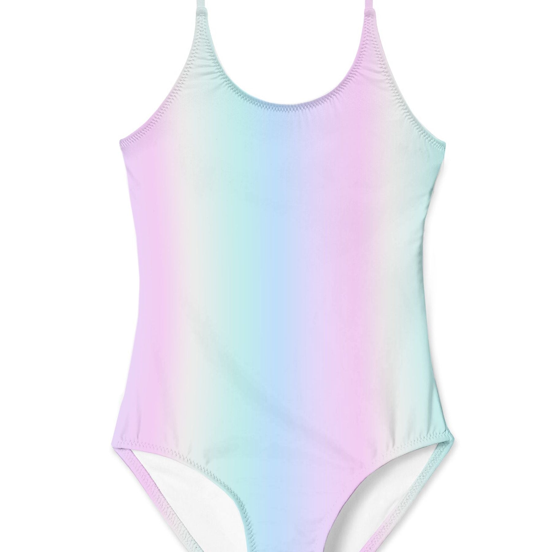 Rainbow Adjustable Straps Swimsuit