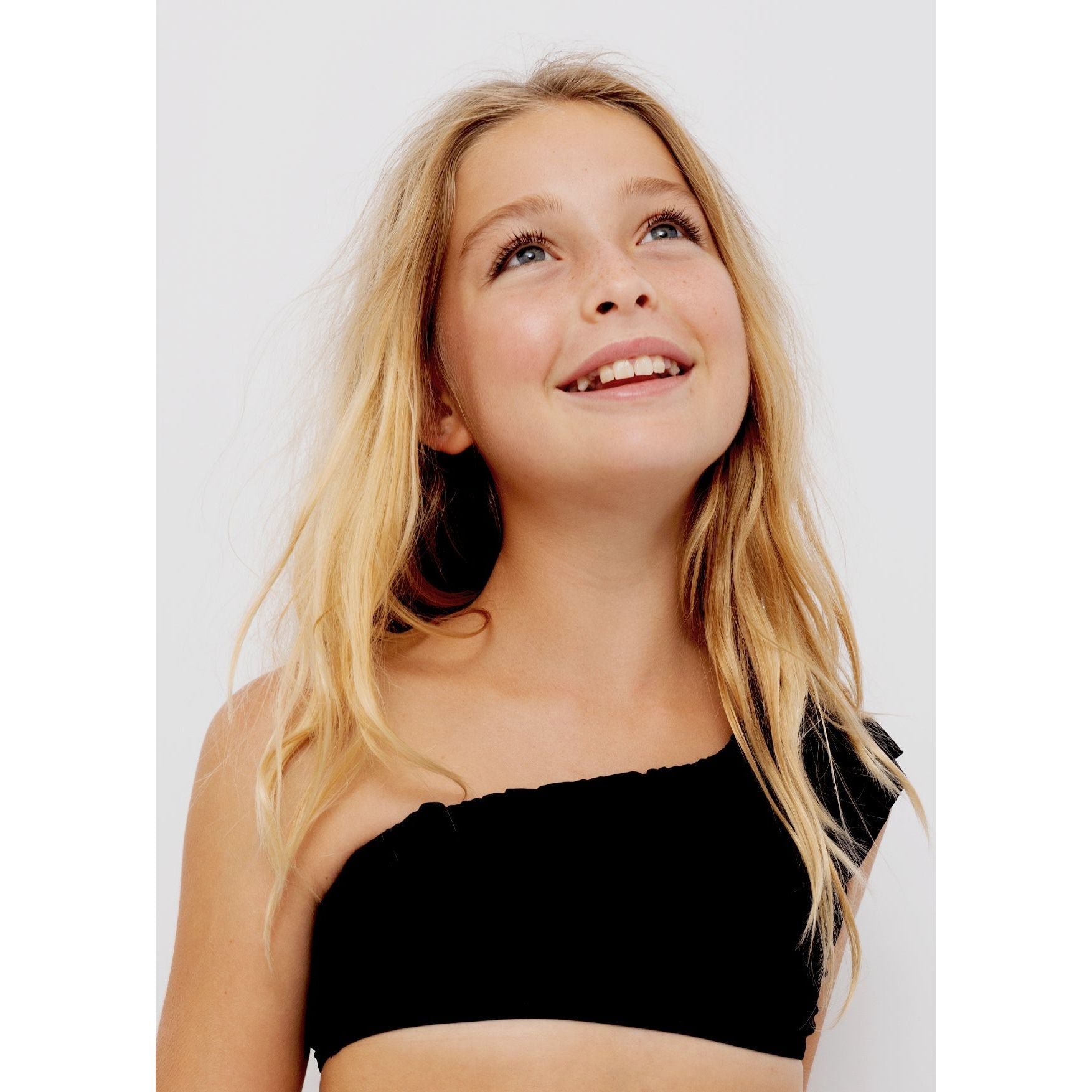 Black One Shoulder Bikini