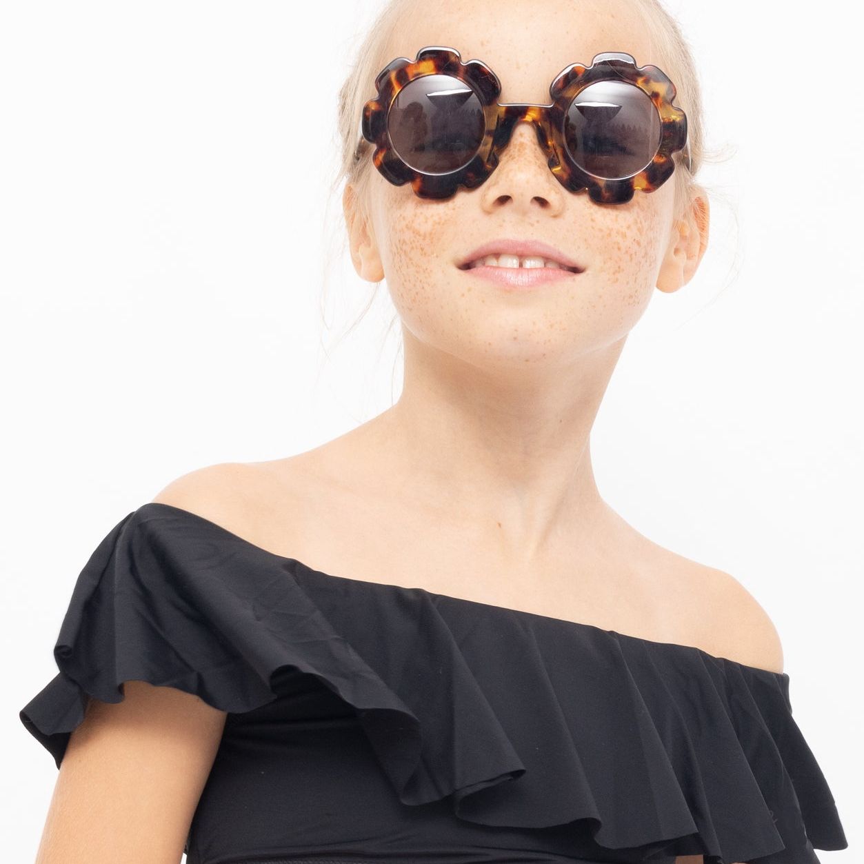 Tortoise Sunglasses- approx fit age 4-8