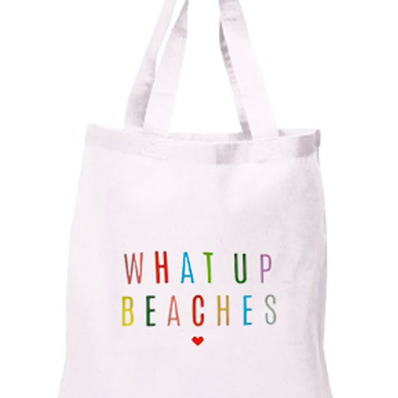 What Up Beaches Beach Bag
