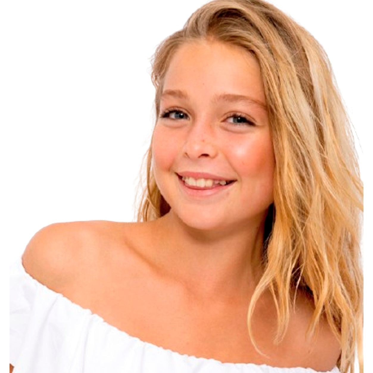 White Ruffle  Bathing Suit
